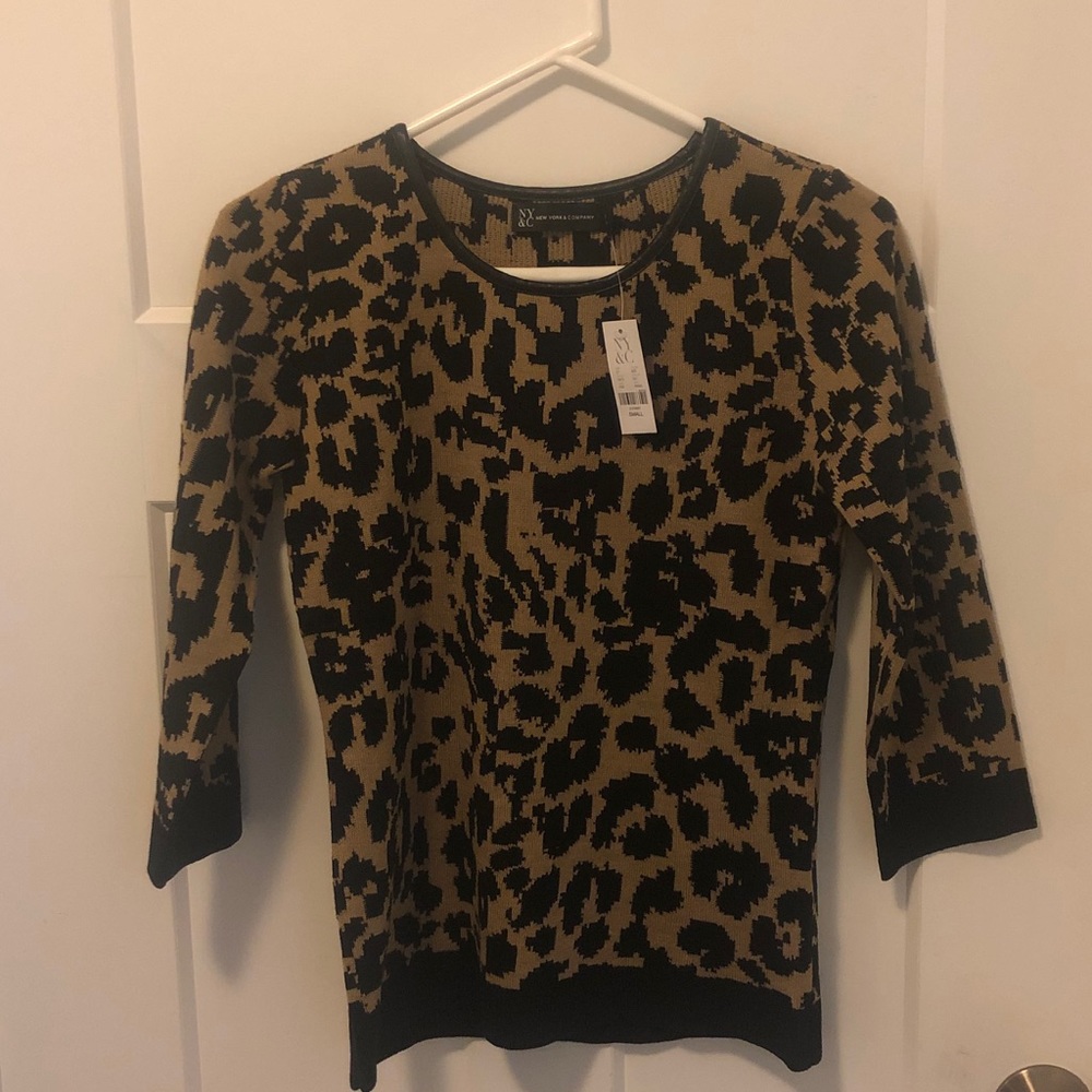 Leopard Print Sweater